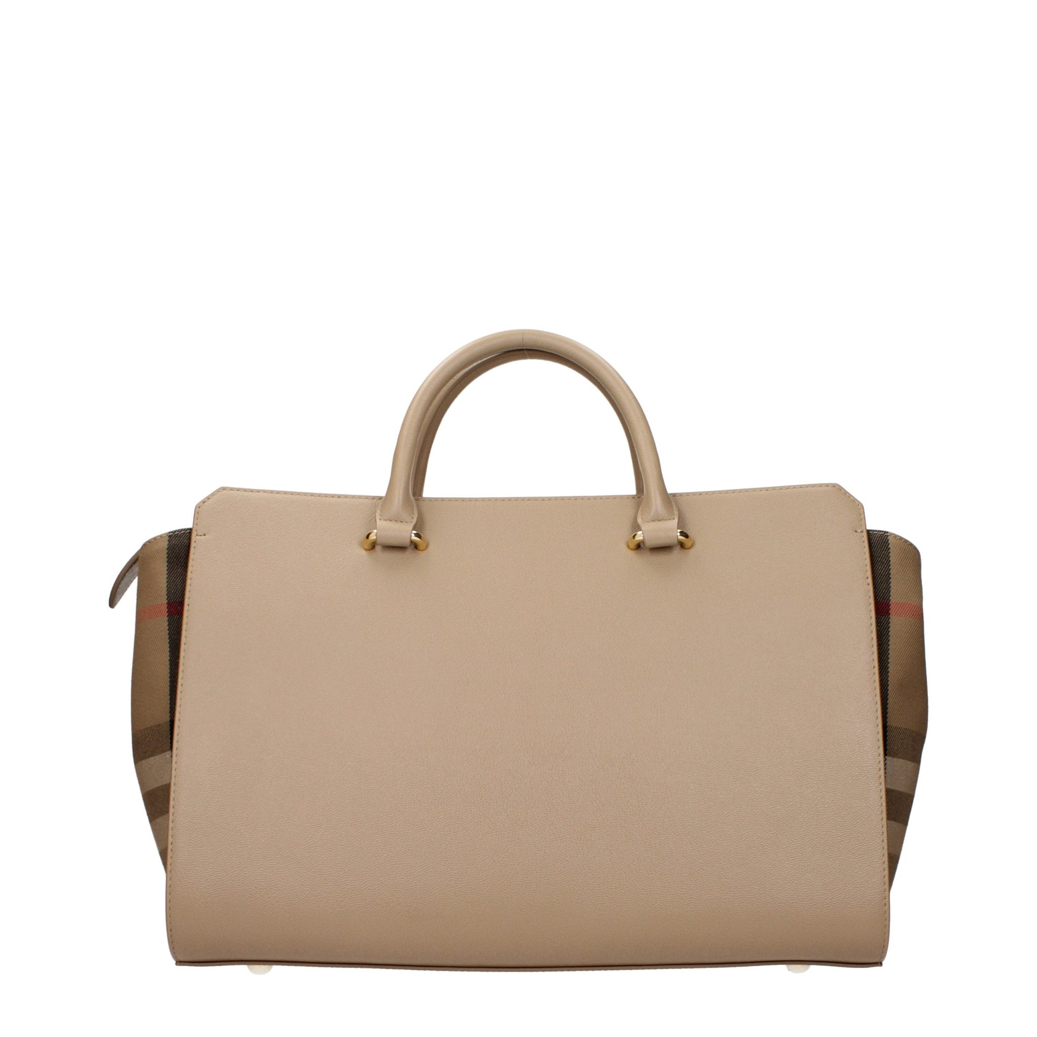 Burberry Handväska I Beige Läder