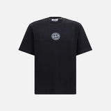 Stone Island Svart T-shirt I Bomull