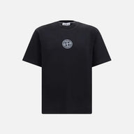 Stone Island Svart T-shirt I Bomull