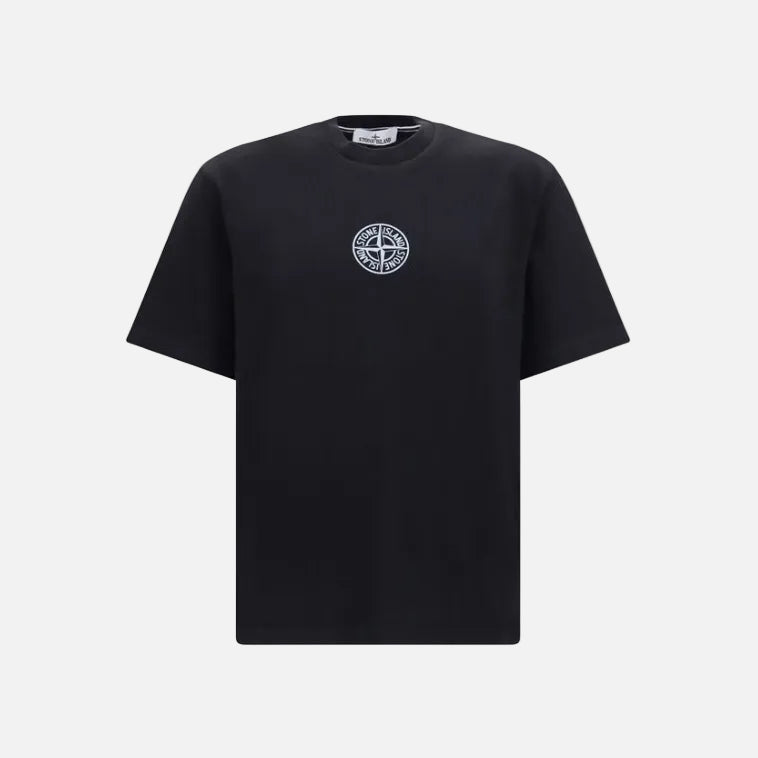 Stone Island Svart T-shirt I Bomull