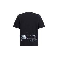 Stone Island Svart T-shirt I Bomull