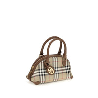 Burberry Handväska I Beige Canvas