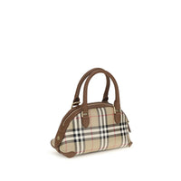 Burberry Handväska I Beige Canvas