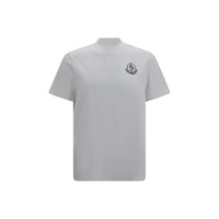 Moncler Vit Bomulls-T-shirt