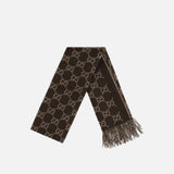 Gucci Brun Kasmirhalsduk