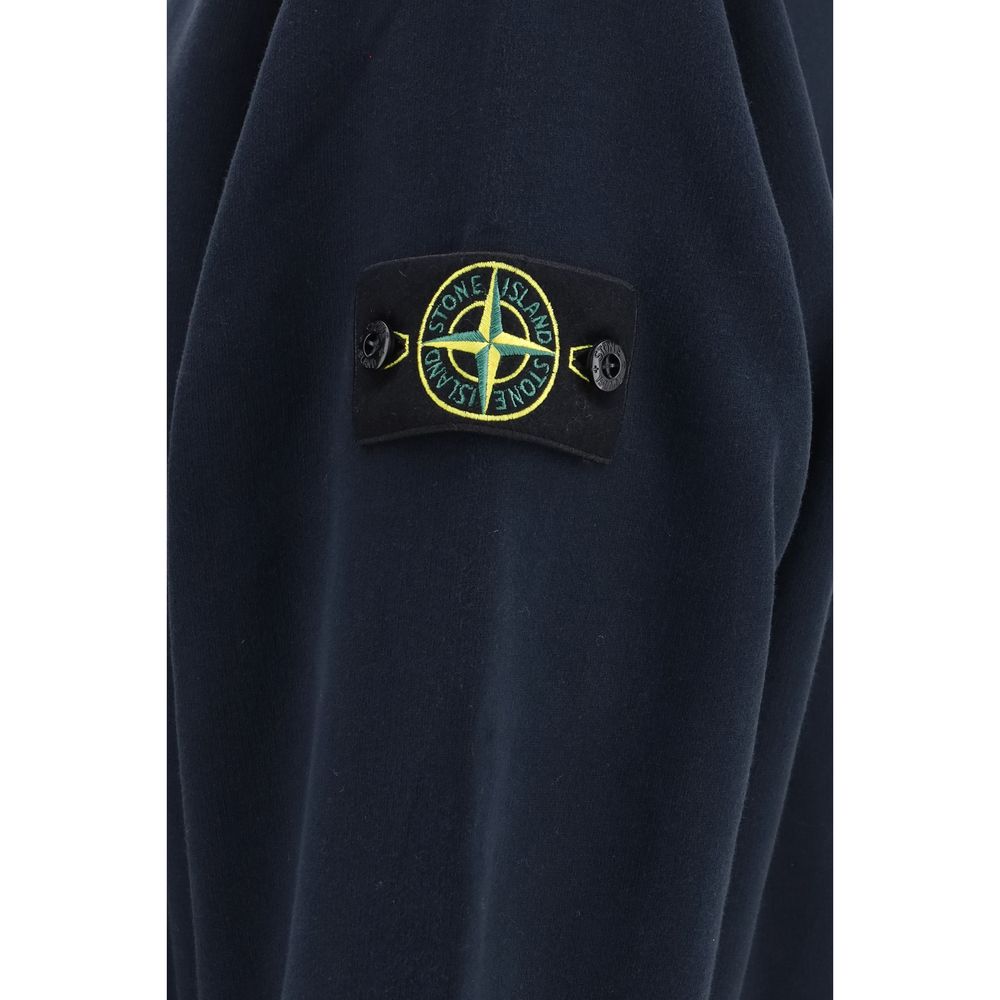 Stone Island Blå Bomullströja