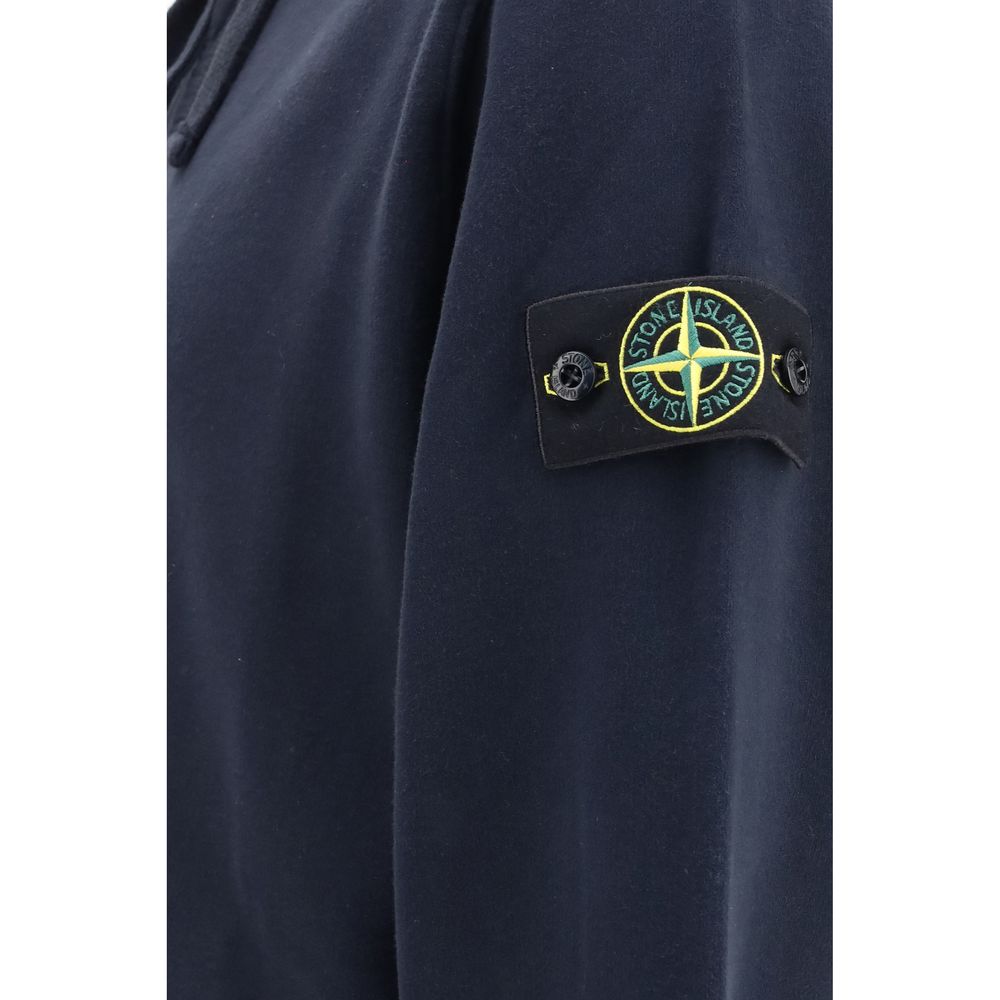 Stone Island Blå Bomullströja