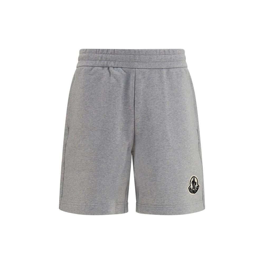 Moncler Grå Bermudashorts I Bomull