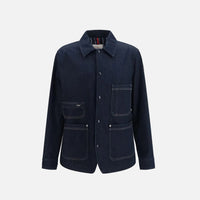 Moncler Blå Denimjacka Jeansjacka