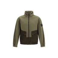 Stone Island Tvåfärgad Skaljacka I Bomull
