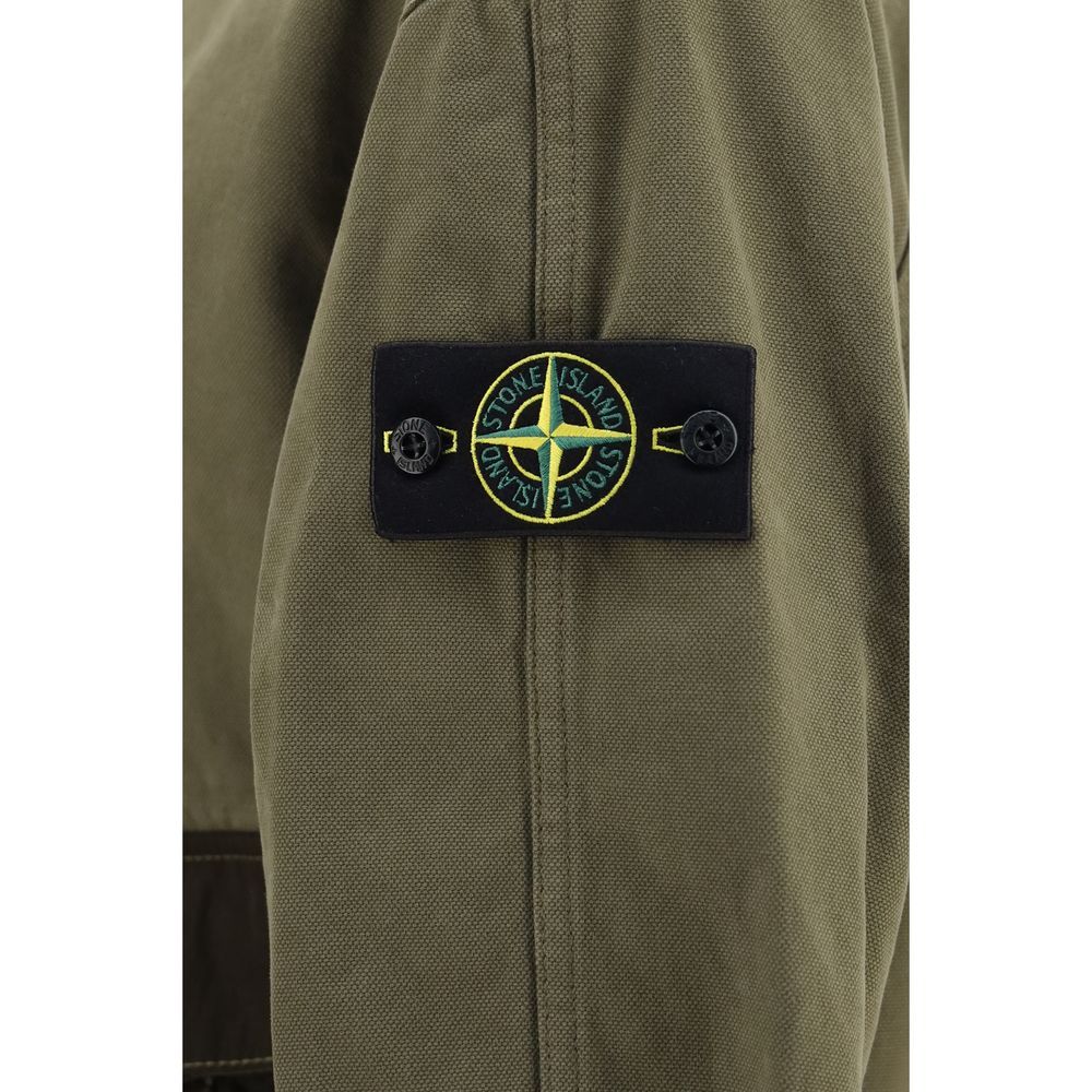 Stone Island Tvåfärgad Skaljacka I Bomull