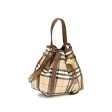 Burberry Miniväska I Beige Läder (Bos Taurus)