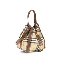 Burberry Miniväska I Beige Läder (Bos Taurus)