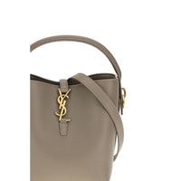 Saint Laurent Hinkväska I Beige Läder (Bos Taurus)
