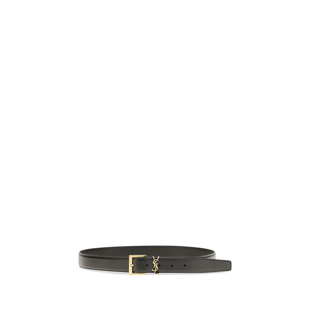 Saint Laurent Standardbälte I Svart Läder