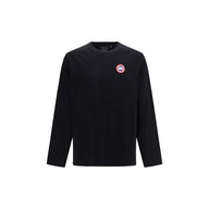 Canada Goose Svart Långärmad T-shirt I Bomull