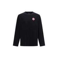 Canada Goose Svart Långärmad T-shirt I Bomull