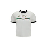 Gucci Vit T-shirt I Bomull