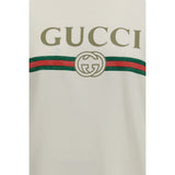 Gucci Vit Sweatshirt Hoodie I Bomull Och Kashmir