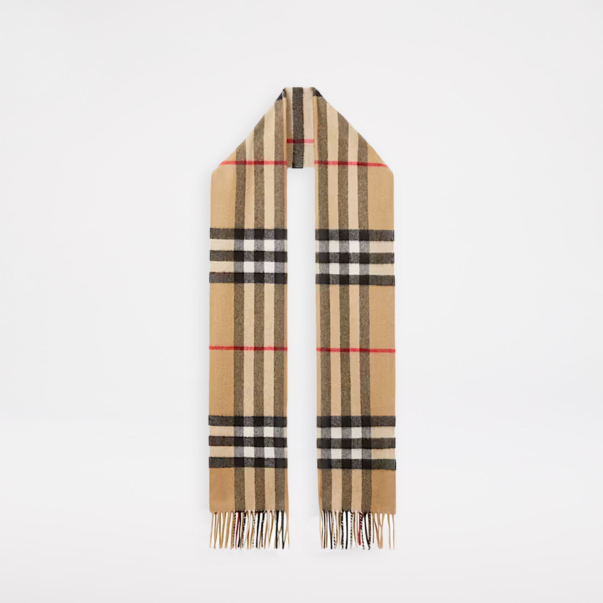 Burberry The Classic Check Kashmir Halsduk Beige