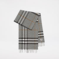 Burberry Check Kashmir Halsduk Grå