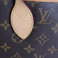 Louis Vuitton Monogram Neverfull MM Tote Väska Brun / GHV