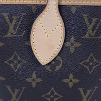 Louis Vuitton Monogram Neverfull MM Tote Väska Brun / GHV