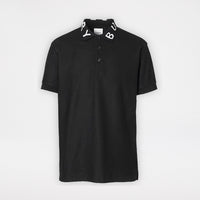 Burberry Ryland Collar Logo Polo Black