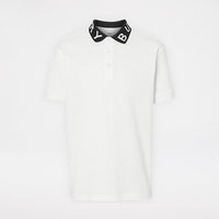 Burberry Ryland Collar Logo Polo White/Black