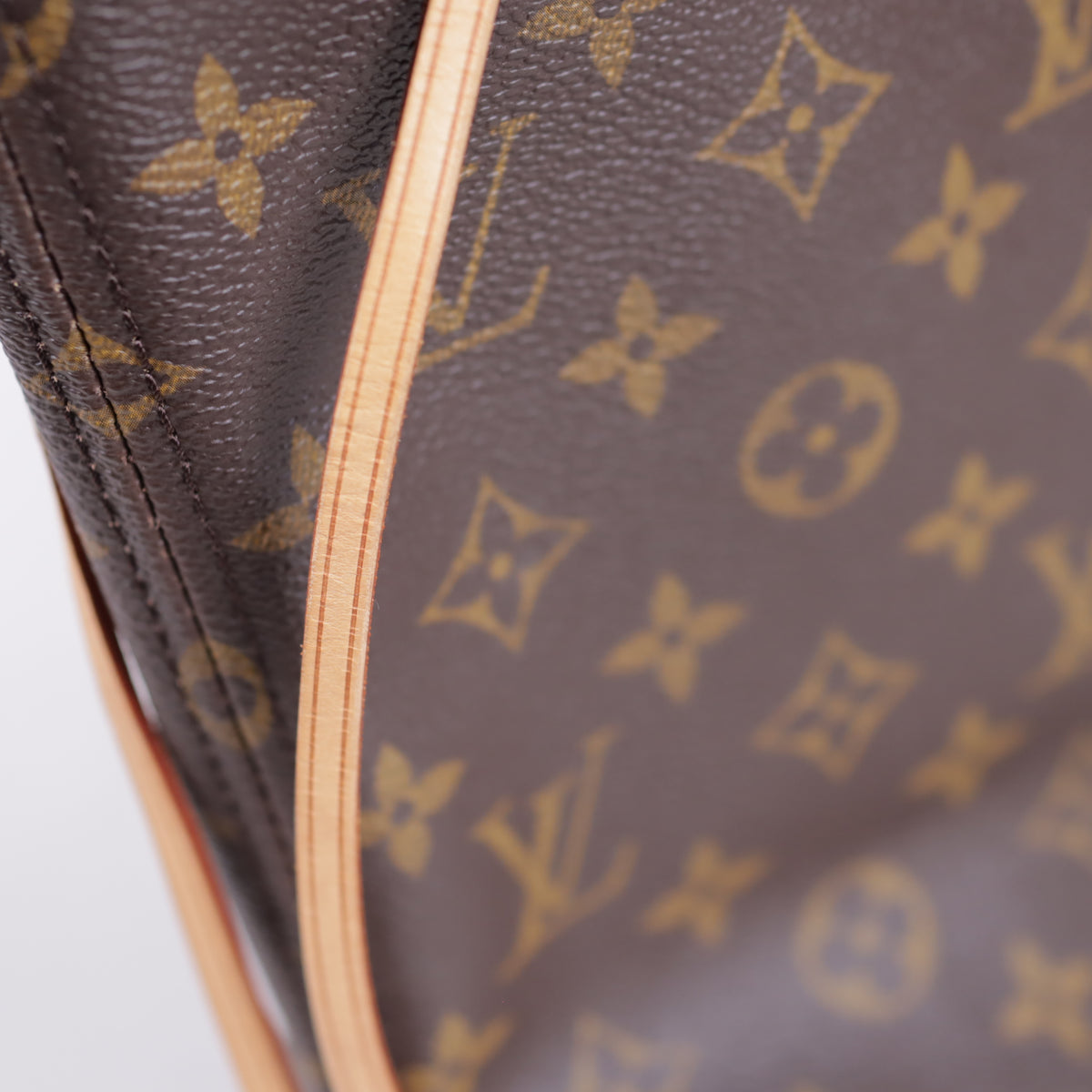 Louis Vuitton Monogram Neverfull MM Tote Väska Brun / GHV