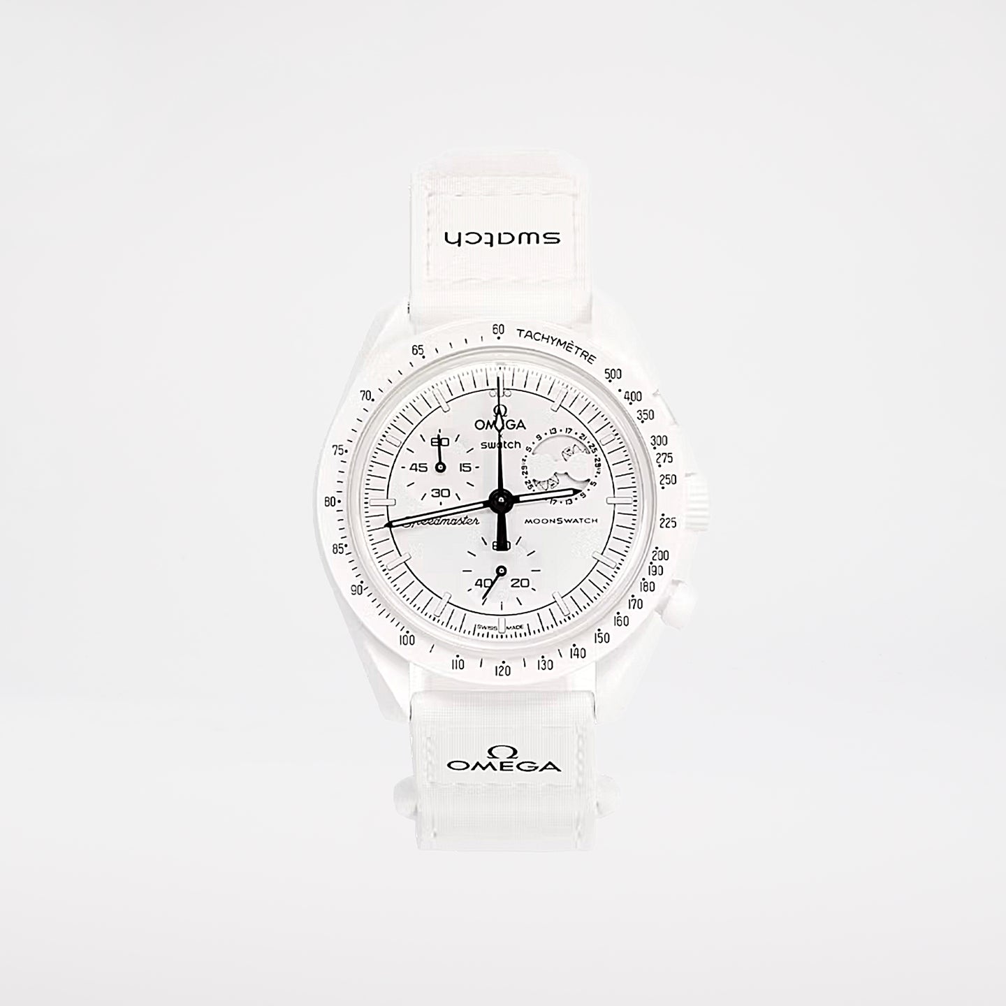 Swatch x Omega Bioceramic Moonswatch Mission To Moonphase Snoopy SO33W700﻿