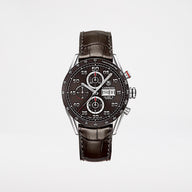 TAG Heuer Carrera Calibre 16 Automatisk Herrklocka 43 mm Brun Läder CV2A1S.FC6236﻿