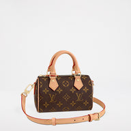 Louis Vuitton Nano Speedy Monogram Canvas Brown