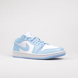 Jordan 1 Low White Ice Blue (Dam)