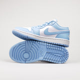 Jordan 1 Low White Ice Blue (Dam)