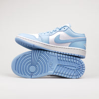 Jordan 1 Low White Ice Blue (Dam)