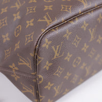 Louis Vuitton Monogram Neverfull MM Tote Väska Brun / GHV