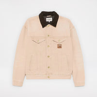 Carhartt WIP Dayton Trucker Jacka Dusty H Brun (Stone Canvas)