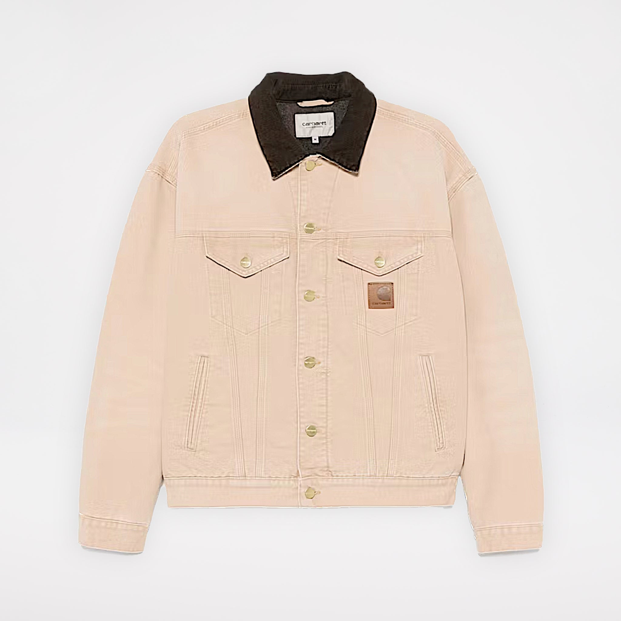 Carhartt WIP Dayton Trucker Jacka Dusty H Brun (Stone Canvas)