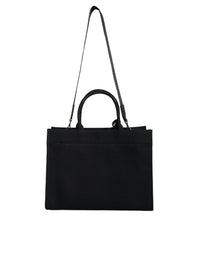 Versace Tote-Väska I Canvas och Läder