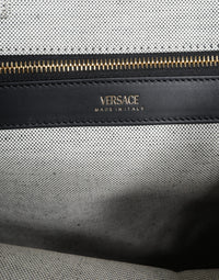 Versace Toteväska I Canvas och Läder