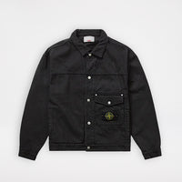 Supreme Stone Island Denim Trucker Jacket Black