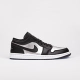 Jordan 1 Low Black Metallic Silver (Dam)