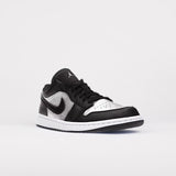Jordan 1 Low Black Metallic Silver (Dam)