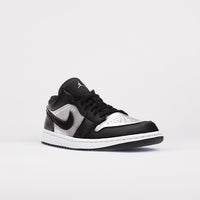 Jordan 1 Low Black Metallic Silver (Dam)