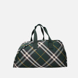 Burberry Grön Resväska I Textil