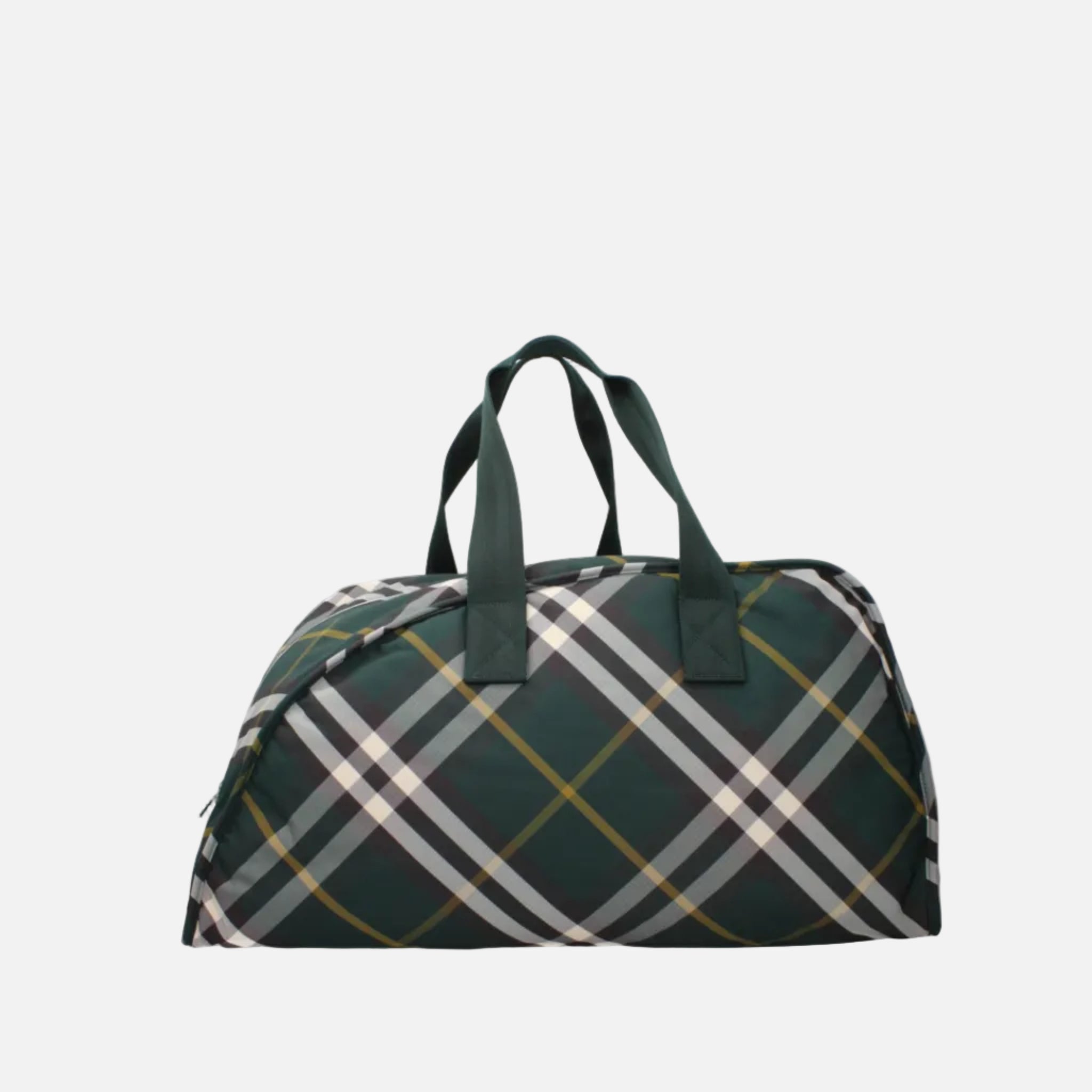 Burberry Grön Resväska I Textil
