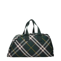 Burberry Grön Resväska I Textil