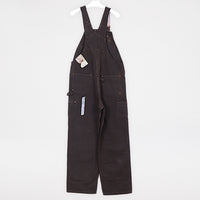 Carhartt Hängselbyxor Herr 40/32 Brun Sandstenstvättade Snickarbyxor