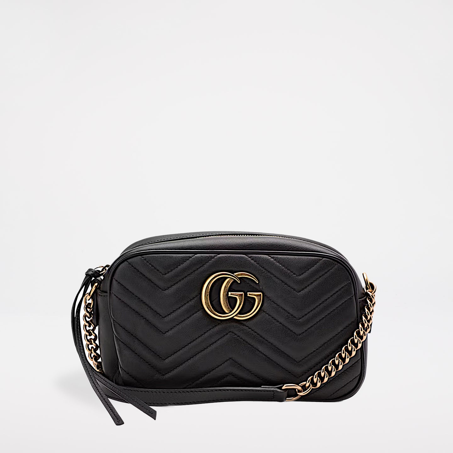 Gucci GG Marmont Camera Bag Matelasse Small Black